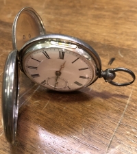 Pocket Watch Old Silver 