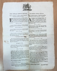 Old Document 1801 Corfu