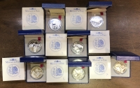 FFRANCE Collection 7 Silver Commemorative Coins 1999 2000 Proof
