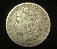 USA Dollar 1881 s VF