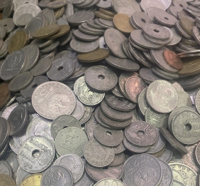 Lot of Greek Coins 1895 to 1973 1/2 Kilo