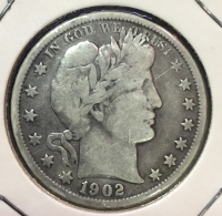 USA 1/2 Dollar 1902 VF+