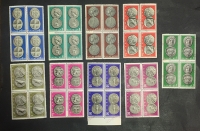 specimen 1963  Complet set Of Block Of 4 **
