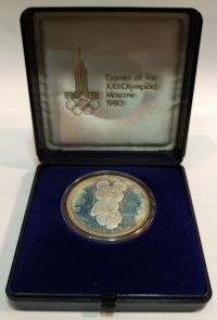 RUSSIA Semi-official silver Olympic medal 1980
