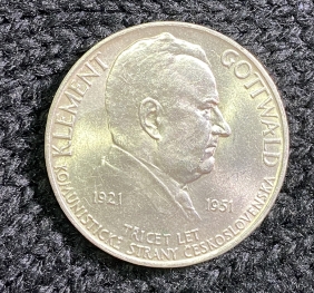 ΤΣΕΧΟΣΛΟΒΑΚΙΑ 100 Κορώνες  1951 UNC