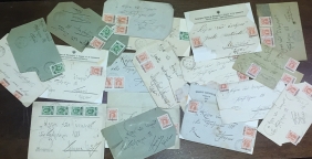 RUSSIAN POTS IN CONSTANTINOPLE COLLECTION OF 20  COVER POSTED TO GREECE