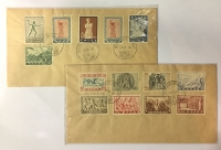 Cover with set of 1937 and commemorative stamp 1940
