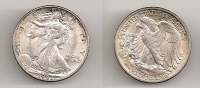 USA 1/2 Dollar 1942 UNC