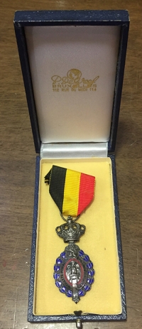 BELGIUM Medal Of Merit 2rd Class Boxed