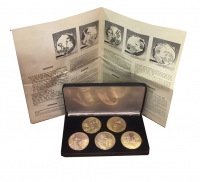 Collection of 5 Silver Medals KARAMANLIS