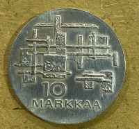 FINLAND 10 Markka 1967 AU