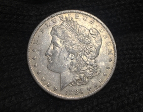 USA 1 Dollar 1884 o XF