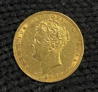 GR. BRITAIN Sovereign 1830 XF/AU 