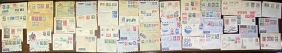 ΒΕΛΓΙΟ Συλλογή  46 Φάκελοι, κάρτες , αναμνηστικά, φιλοτελικά ,FDC κλπ δεκαετίας 1950 