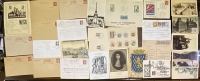FRANCE 26 Postcards, philately etc 1940-1949 