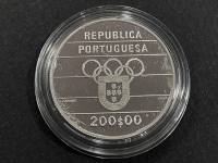 PORTUGAL 200 Escudos 1992 Proof