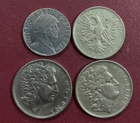 ΑΛΒΑΝΙΑ 4 Διαφορετικά κέρματα