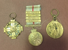 Μετάλλια (3) από στολή Πρώτου Παγκοσμίου Πολέμου
