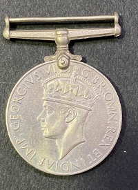 ΑΓΓΛΙΑ- Β' Παγκόσμιος Πόλεμος  Μετάλλιο Μεγάλη Βρετανία και Κοινοπολιτεία 1939-1945