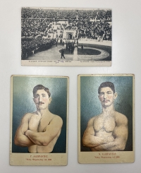 3 Κάρτες Ολυμπιακών αγώνων 1906 