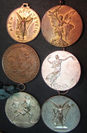Συλλογή από 6 Μετάλλια Στρατιωτικών Αγώνων