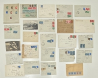 ΑΛΒΑΝΙΑ 24 Φάκελοι,κάρτες ταχυδρομημένα προ του 1940 μερικές λογοκρισίες,τα 15 είναι απεσταλμένα στην Ελλάδα
