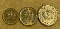 YUGOSLAVIA 50 Para ,1 Dinar, 2 Dinar 1938 AU _ UNC