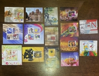 Lot of 15 Different Miniature Sheets /Feuiliet 2015-2019i