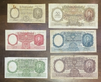 ΑΡΓΕΝΤΙΝΗ 6 Χαρτονομίσματα (περιλαμβάνει και το επισημασμένο 50 Πέσος σε 5000) VF