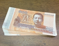CAMBODIA 10 Pcs Unc Notes 100 Riels 2014