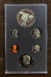 USA set 1983 with Dollar Olympic Proof
