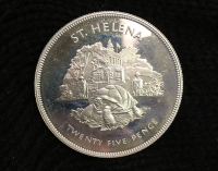 ST. HELENA 25 Pence 1977 Proof
