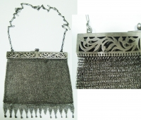 Handmade silver bag