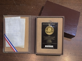 ΑΜΕΡΙΚΗ Χρυσό 10 Δολάρια 1984 Proof Olympic  Στο κουτί του