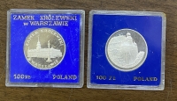 POLAND 2 X 100 Zloty 1975 and 1977 PROOF