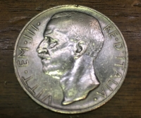 ITALY 10 Lire 1927 VF