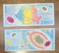 ΡΟΥΜΑΝΙΑ 2 Χ 2.000 Λέι 1999 Πολυμερή UNC