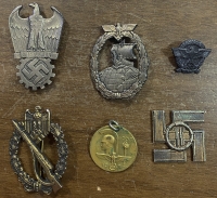 GERMANY 6 Old Copies Medal- Badge 