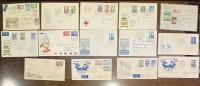FINLAND 14 FDC 50s 60s