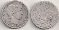USA 1/2 Dollar 1914S F-VF