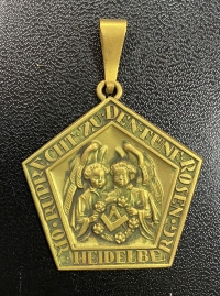  Μασονικό μετάλλιο πεντάγωνο 