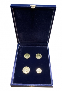 Collection of 4 Gold (22k) Copies of Greek Coins