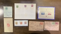CZECHOSLOVAKIA  lot of 6 Postal Stationary, card, stamp etc before WWII 