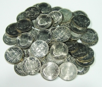 Lot of fifty 50 Lepta 1966 coins