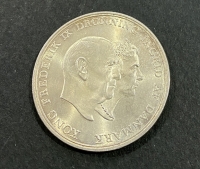 DENMARK 5 Kroner 1960 UNC 