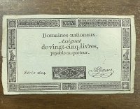 Assignat 25 Livres 1793 VF 