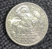 CZECHOSLOVAKIA 100 KORUN 1949 AU / UNC