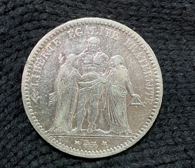 ΓΑΛΛΙΑ 5 Φράγκα 1873 VF+