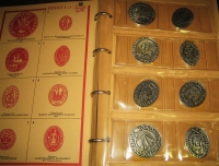 Συλλογή με 12 ασημένιες σφραγίδες (ανάτυπα) που αφορούν τον Ιερό Αγώνα του 1821