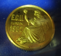 Gold and Silver Commemorative ECU